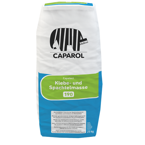 Caparol Klebe- und Spachtelmasse 190 – Hochwertige mineralische Klebe- und Armierungsmasse