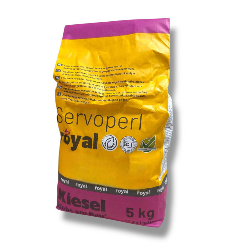 Kiesel Servoperl Royal Fugenmasse 5 kg – Säure- & wasserbeständig für Innen, Außen & Unterwasserbereiche