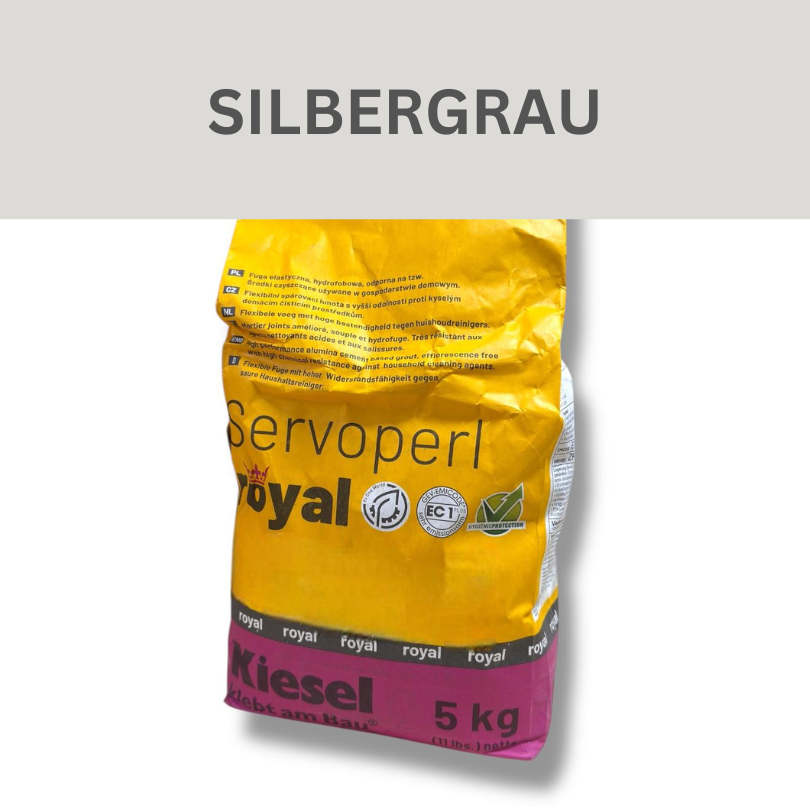 Kiesel Servoperl Royal Fugenmasse 5 kg – Säure- & wasserbeständig für Innen, Außen & Unterwasserbereiche