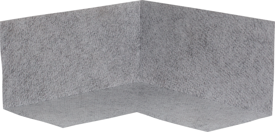 Kiesel Innenecke – beidseitig Vlieskaschierte Dicht-Innenecke für Wand-/Badezimmer‑Abdichtung