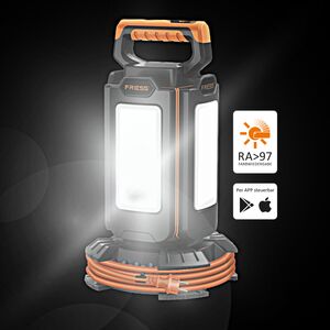 LED Malersonne GT Set | Profi Baustrahler für Maler & Handwerker | Tageslicht 5000K