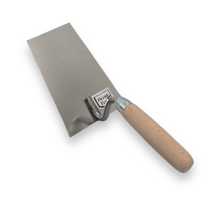 Maurerklelle / Trapezkelle 160 mm x 71 mm Maurerkelle mit Holzgriff