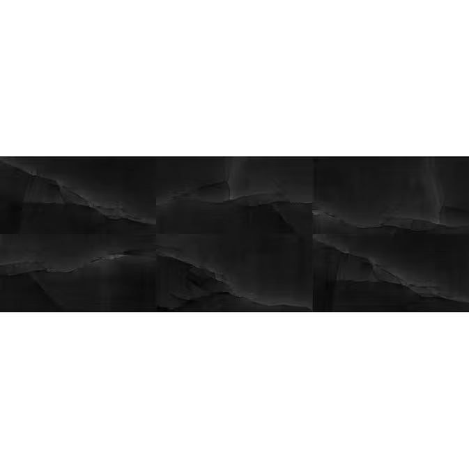 Onyx Black Hochglanz 60 x 120 cm Boden- und Wandfliese (VPE 1,44 m²)