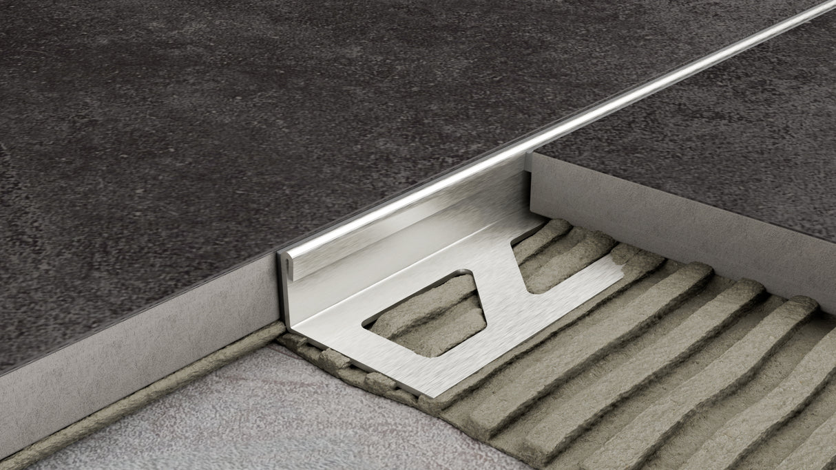 L-Form Außenkantenprofil aus Edelstahl – 250 cm