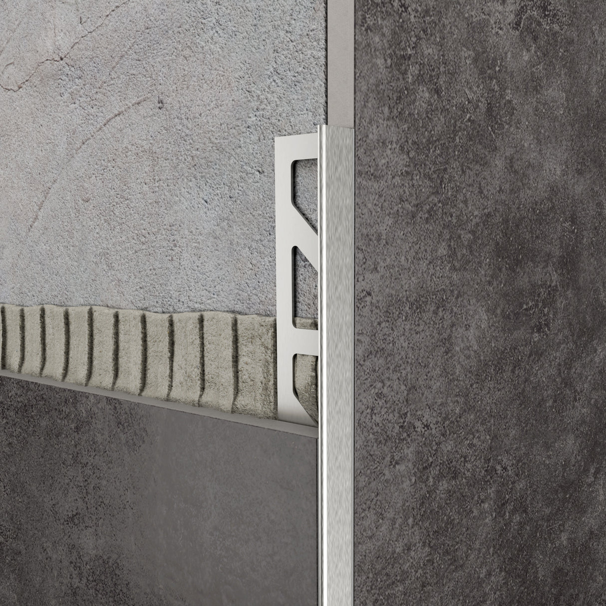 L-Form Außenkantenprofil aus Edelstahl – 250 cm