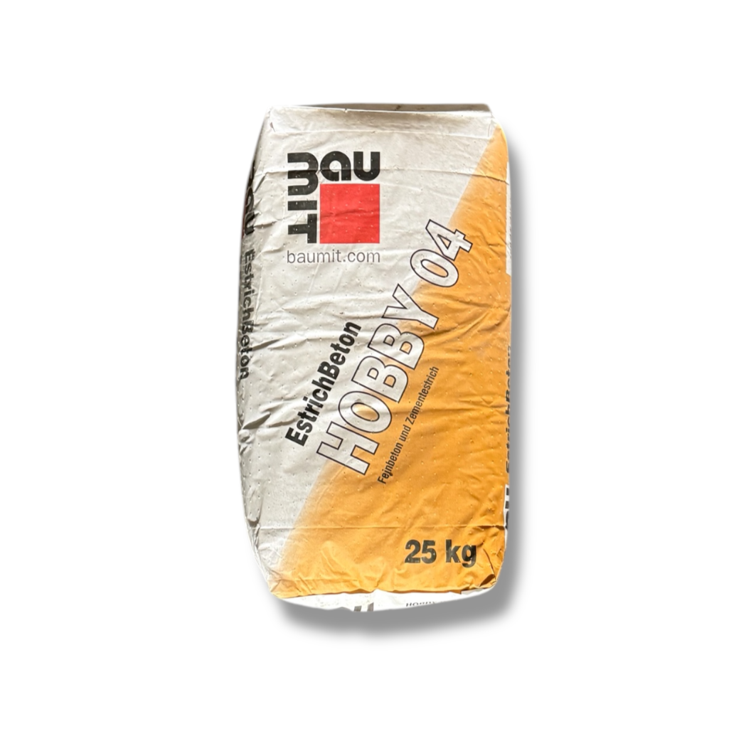 Baumit EstrichBeton Hobby 04 – Feinbeton und Zementestrich für innen und außen (25 kg)