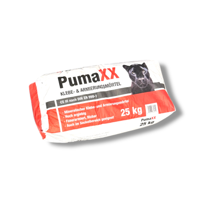 PumaXX Klebe- und Armierungsmörtel, 25 kg | Starke Haftung & Langlebige Armierung