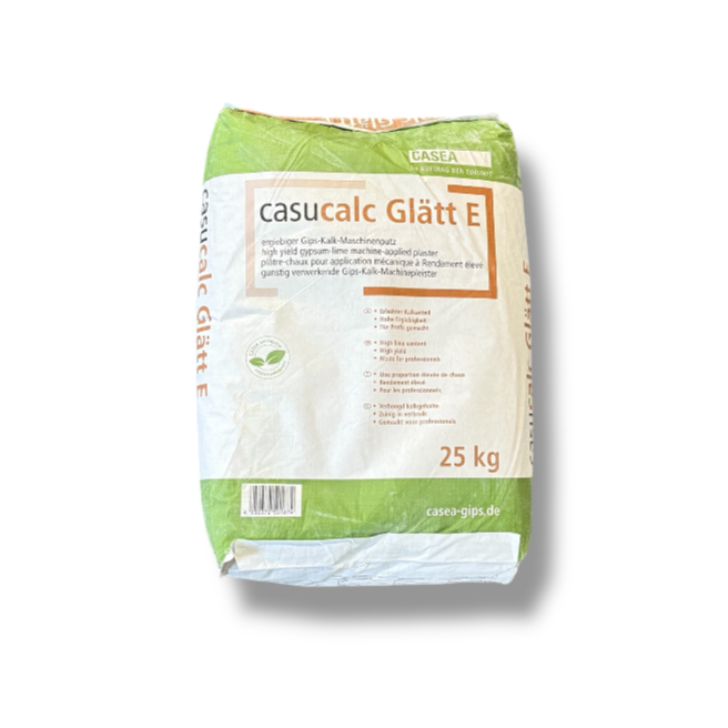 CASEA Casucalc Glätt E – Ergiebiger Gips-Kalk-Maschinenputz, 25 kg