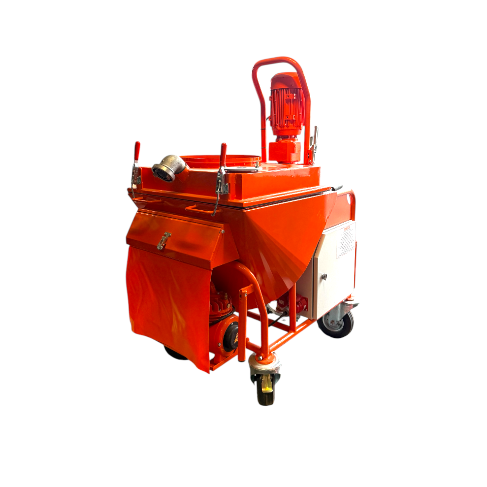 Mischbehälterdeckel für Putzmaschinen