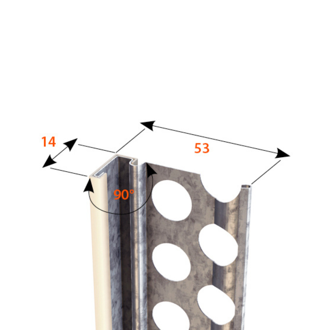Catnic Sockelprofil für Außenputz 14 mm | WDVS-Abschlussprofil | VPE 25 Stück