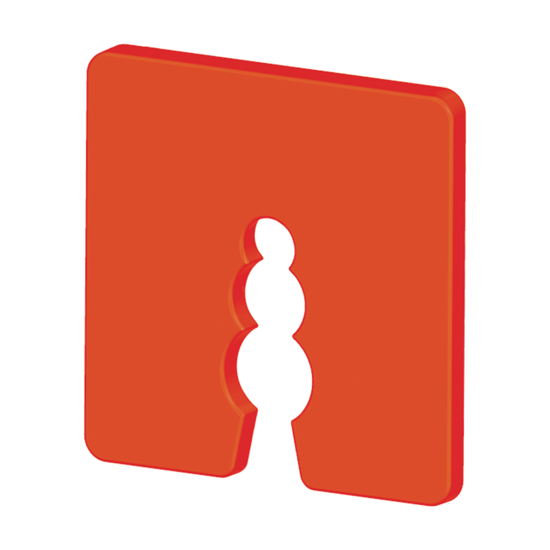 DW Kunststoff‑Abstandshalter für WDVS 50 Stück - PE‑Scheibe zur Nivellierung unebener Untergründe