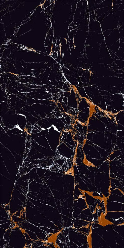 Mazonite Blue hochglanz 60 x 120 cm Boden- und Wandfliese (VPE 1,44 m²)