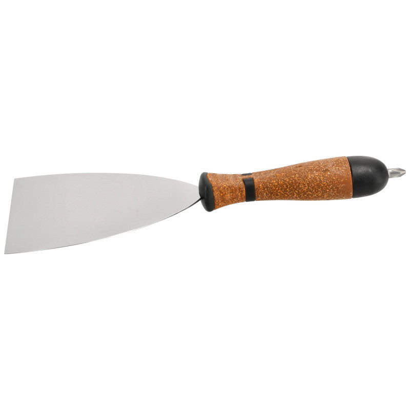 Premium Kork-Spachtel rostfreier Stahl + Bit (150 mm)