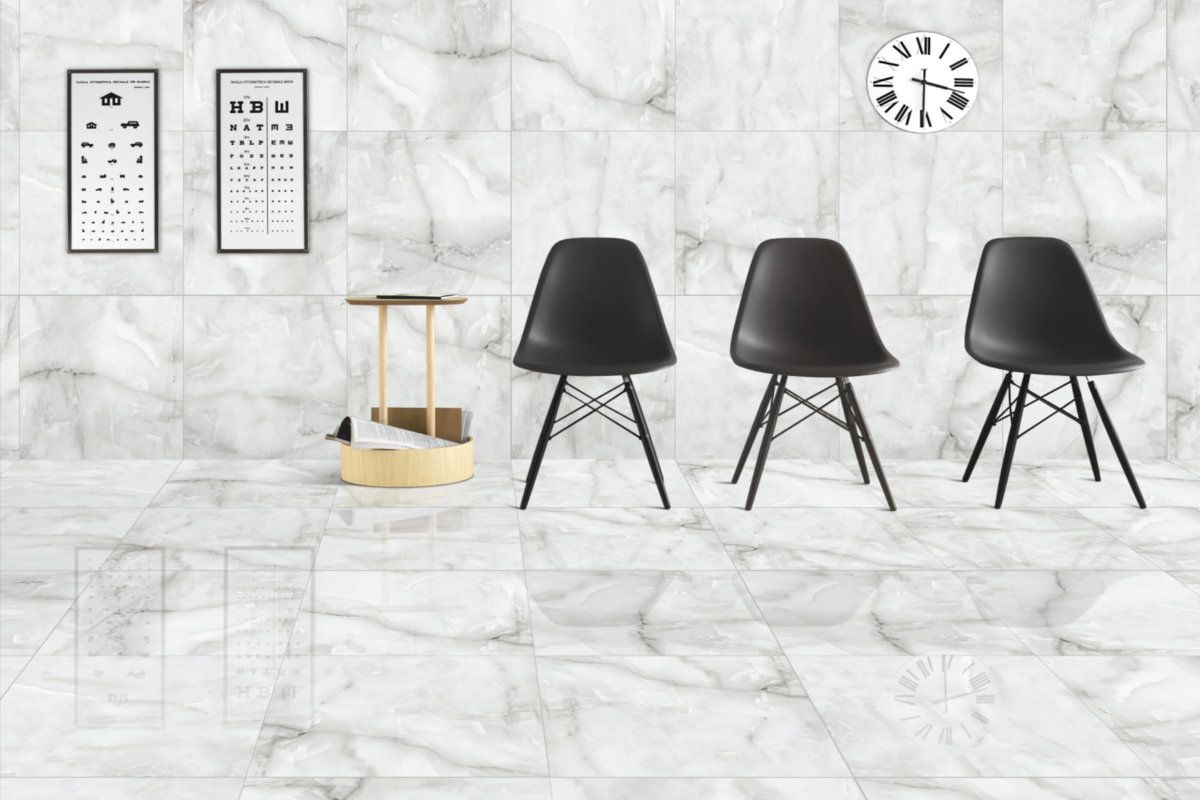 Onyx Grey Poliert 60 x 60 cm Boden- und Wandfliese (VPE 1,44 m²)