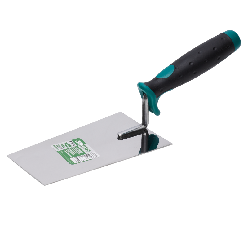 Trapez-Kelle 140 mm – Schmale Edelstahl-Kelle für Verputz-, Spachtel- & Fliesenarbeiten