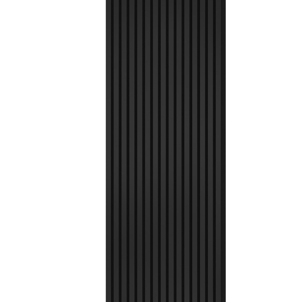 Akustikpaneel Schwarz MDF schwarzer Filz 2750 x 600 x 21 mm