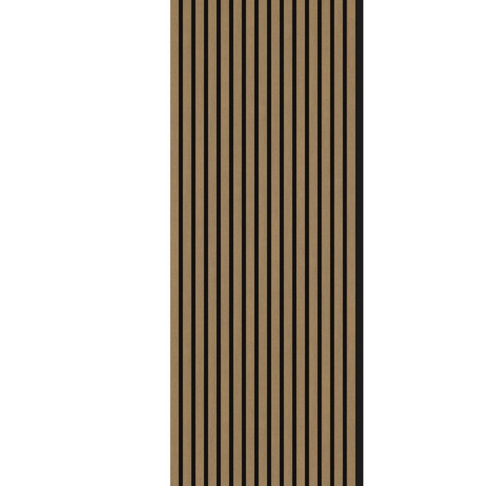 Akustikpaneel Eternal Eiche MDF schwarzer Filz 2750 x 600 x 21 mm