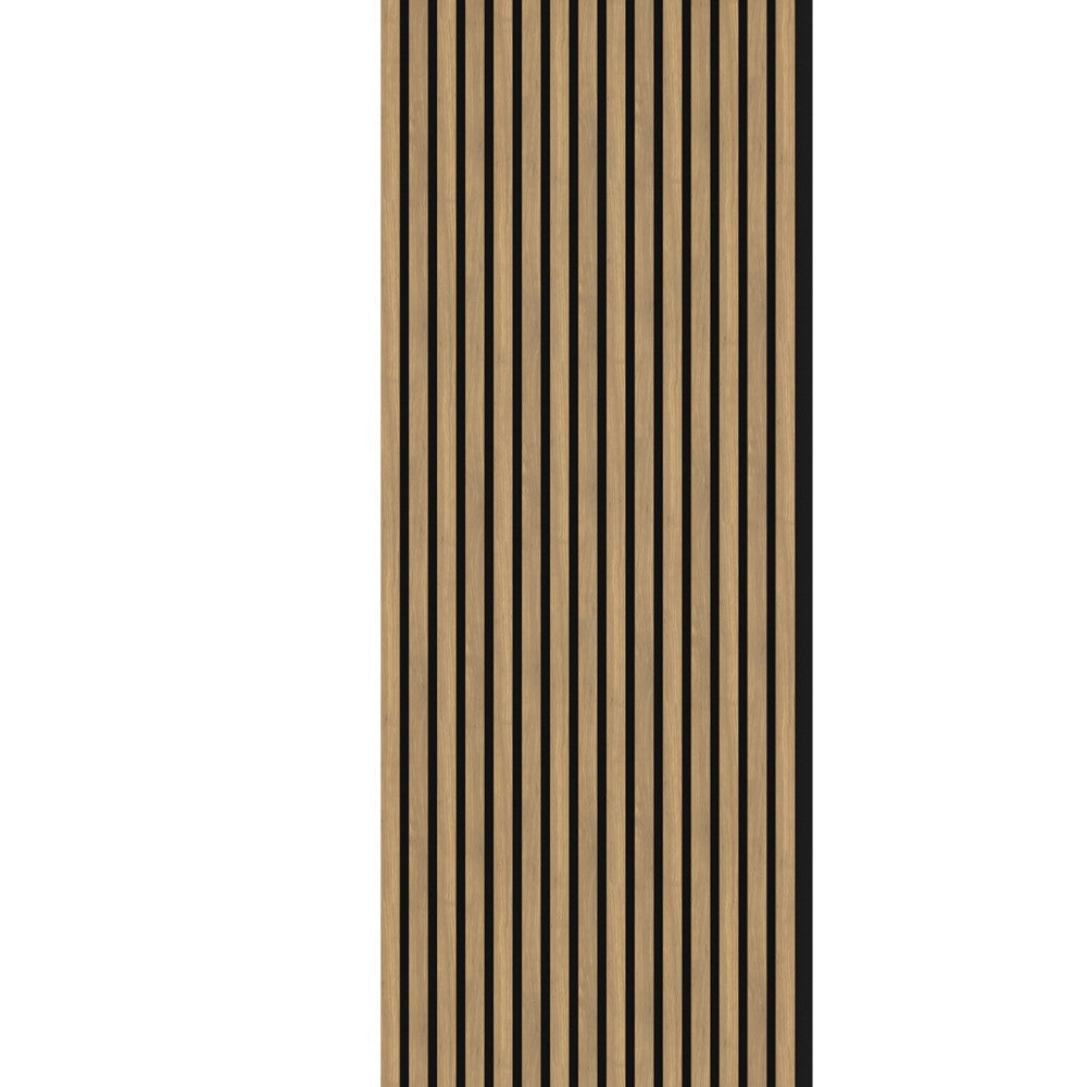 Akustikpaneel Eiche Sacramento MDF schwarzer Filz 2750 x 600 x 21 mm