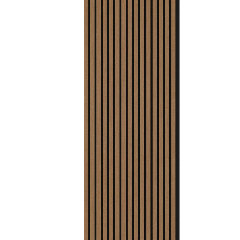 Akustikpaneel Winter-Eiche MDF schwarzer Filz 2750 x 600 x 21 mm