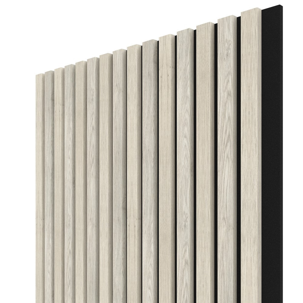 Akustikpaneel Moonlight MDF schwarzer Filz 2750 x 600 x 21 mm