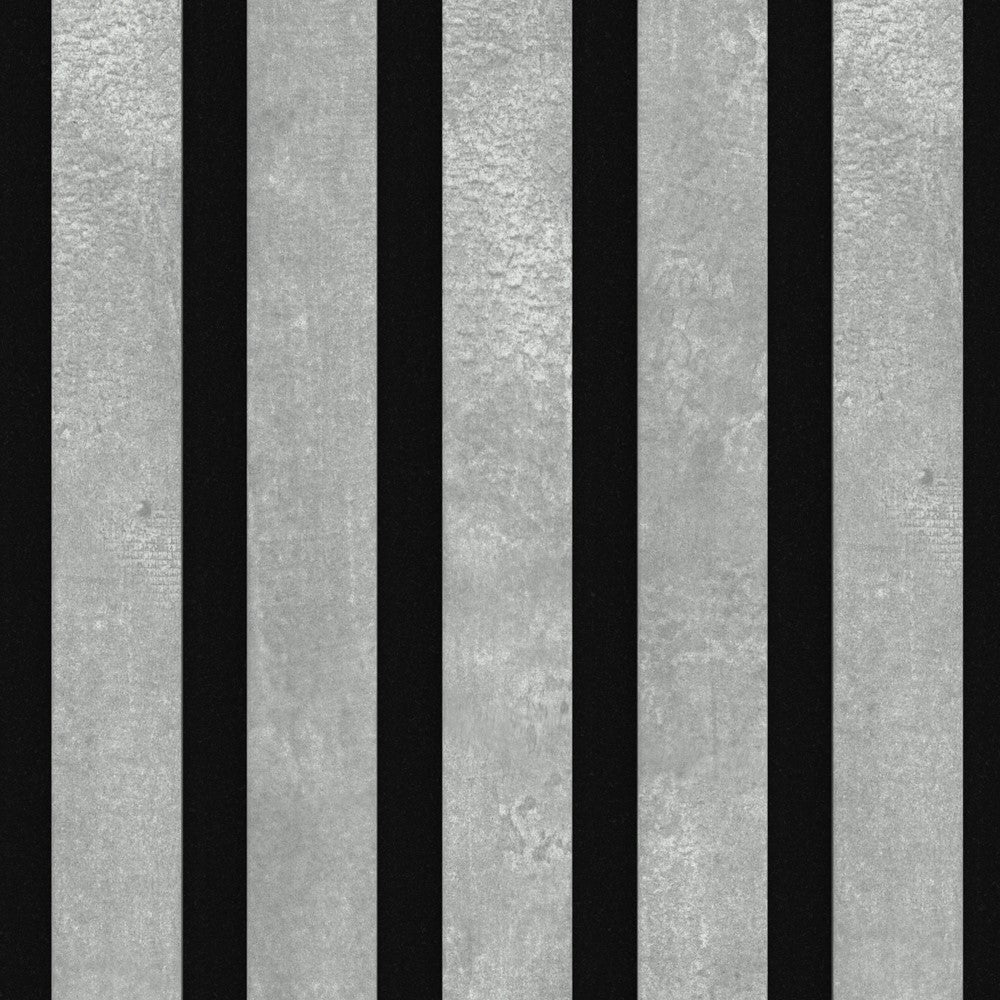 Akustikpaneel Raw Imperial MDF schwarzer Filz 2750 x 600 x 21 mm