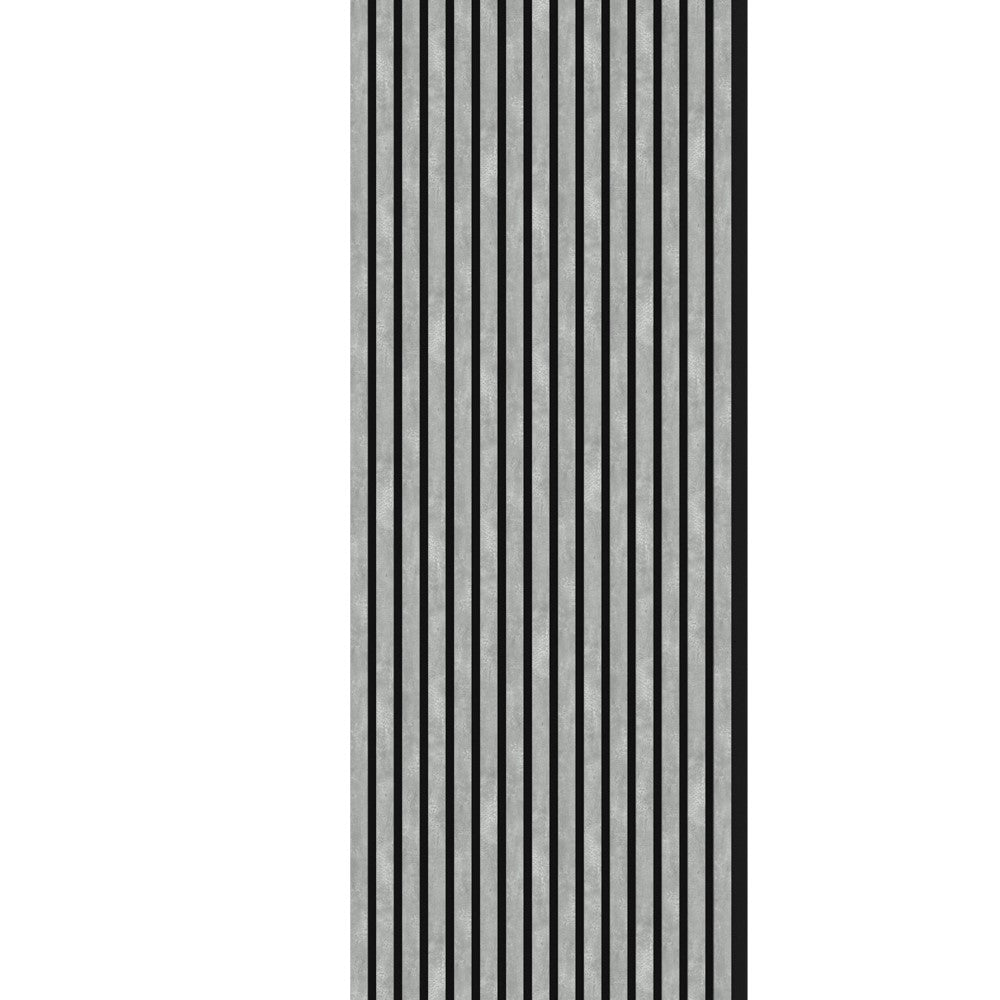 Akustikpaneel Raw Imperial MDF schwarzer Filz 2750 x 600 x 21 mm