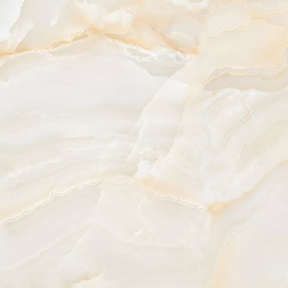 Onyx Beige Poliert 60 x 60 cm Boden- und Wandfliese (VPE 1,44 m²)