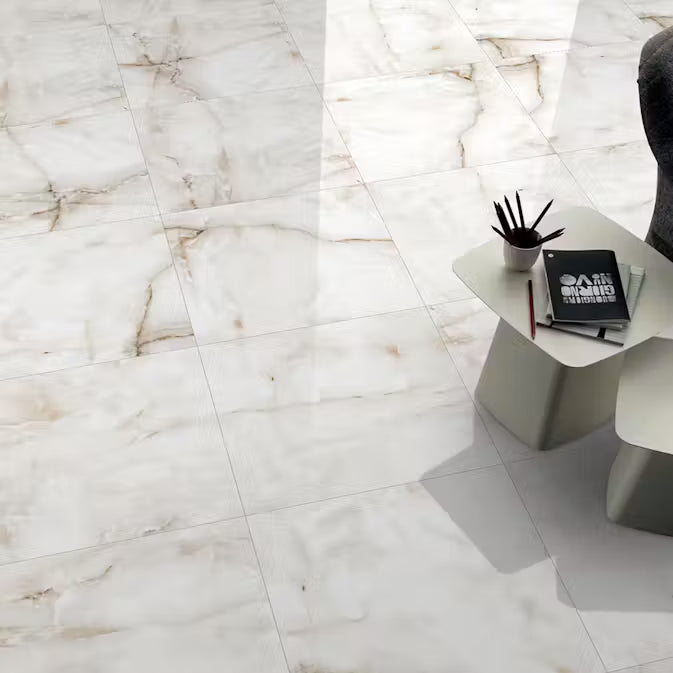 Onyx Sand Poliert 60 x 60 cm Boden- und Wandfliese (VPE 1,44 m²)