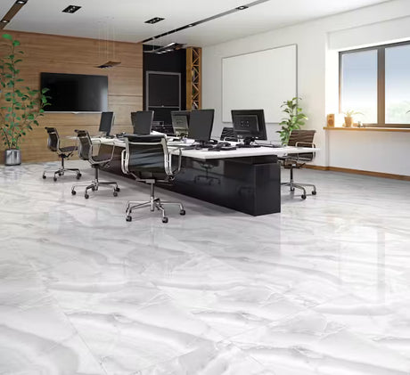 Onyx Silver Poliert 60 x 120 cm Boden- und Wandfliese (VPE 1,44 m²)
