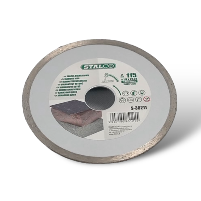 Diamanttrennscheibe 115 mm – Durchgehend | Perfekt für Stein, Beton & Fliesen