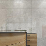 Caryl Silver Matt 60 x 120 cm Boden- und Wandfliese (VPE 1,44 m²)
