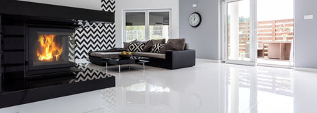 Ice White Poliert 60 x 60 cm Boden- und Wandfliese (VPE 1,44 m²)