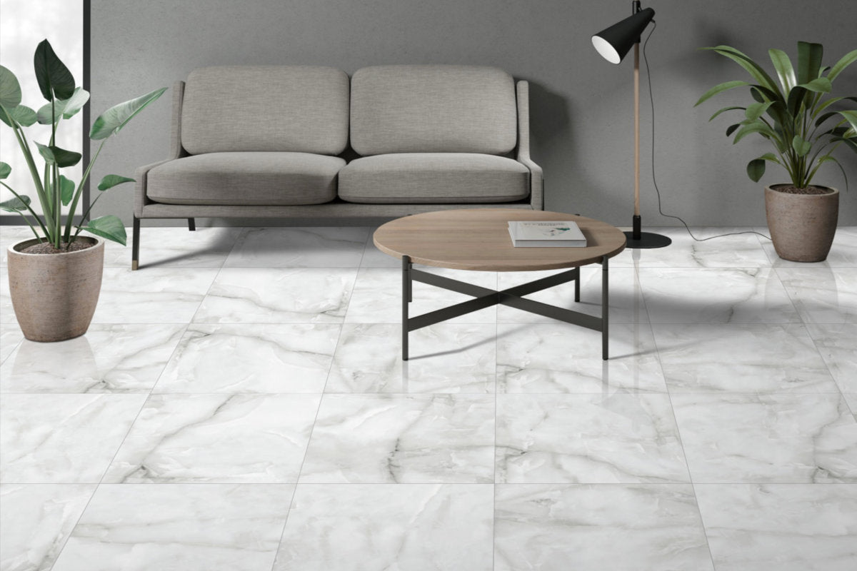 Onyx Grey Poliert 60 x 60 cm Boden- und Wandfliese (VPE 1,44 m²)