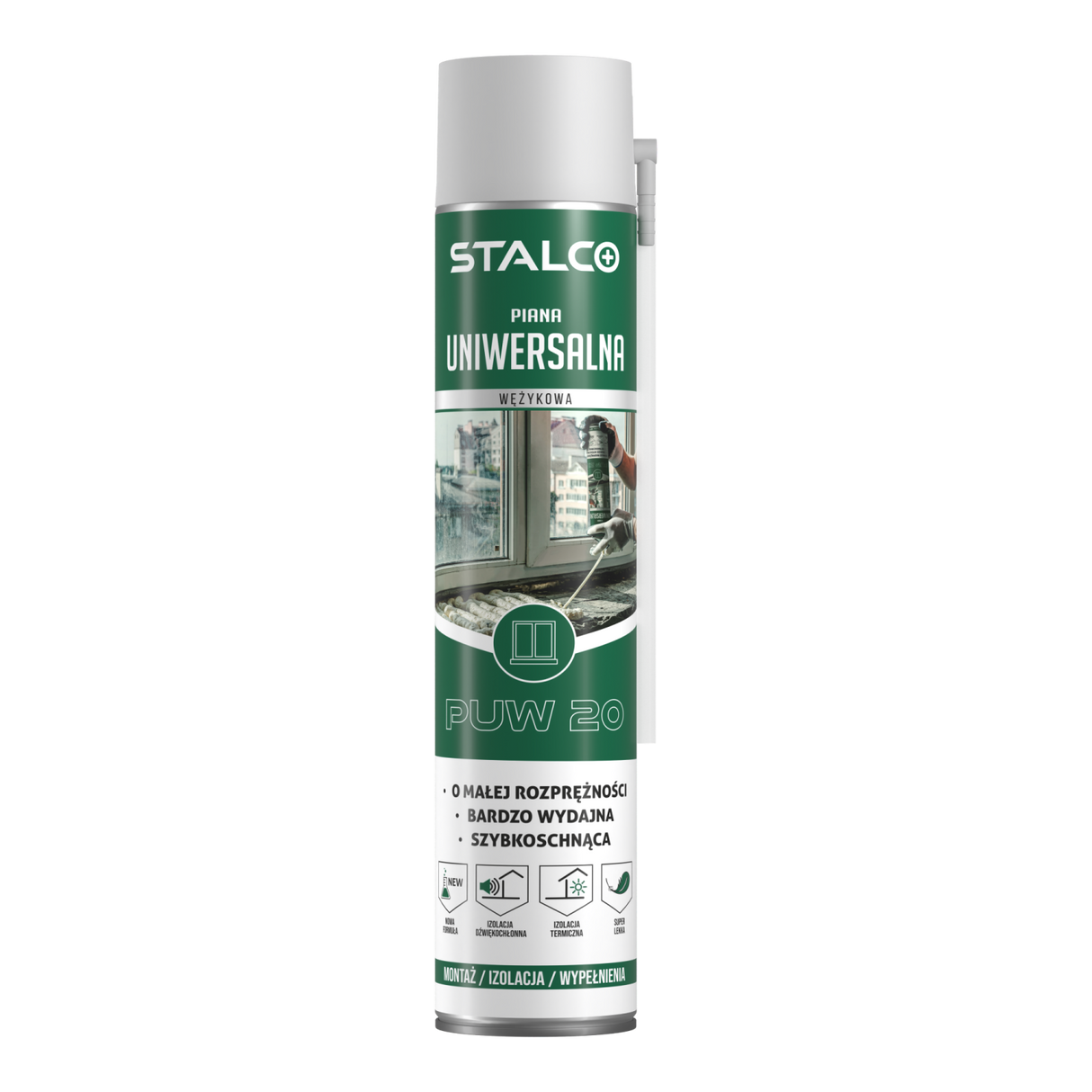 Universeller PU-Schaum 750 ml | Einfache Anwendung mit Schlauchadapter | Hervorragende Haftung & Isolierung