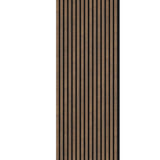 Akustikpaneel Livingstone Tabakeiche MDF schwarzer Filz 2750 x 600 x 21 mm
