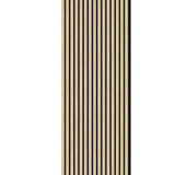 Akustikpaneel Graue Eiche MDF schwarzer Filz 2750 x 600 x 21 mm