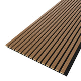 Akustikpaneel Winter-Eiche MDF schwarzer Filz 2750 x 600 x 21 mm