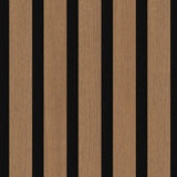 Akustikpaneel Winter-Eiche MDF schwarzer Filz 2750 x 600 x 21 mm
