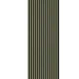 Akustikpaneel Olive MDF schwarzer Filz 2750 x 600 x 21 mm
